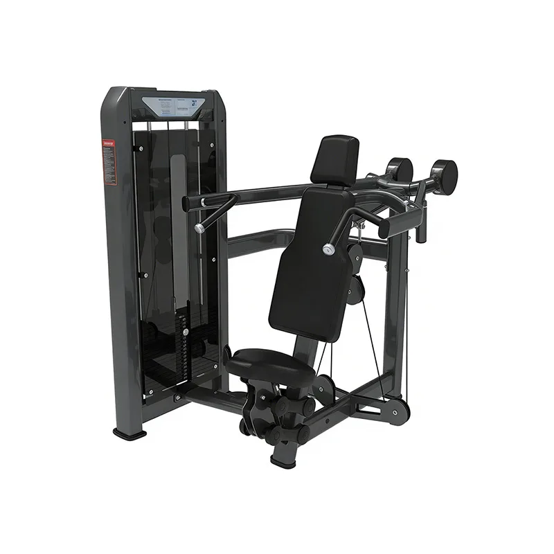 Hotel fitness room with coordinated ventilation and equipment layout